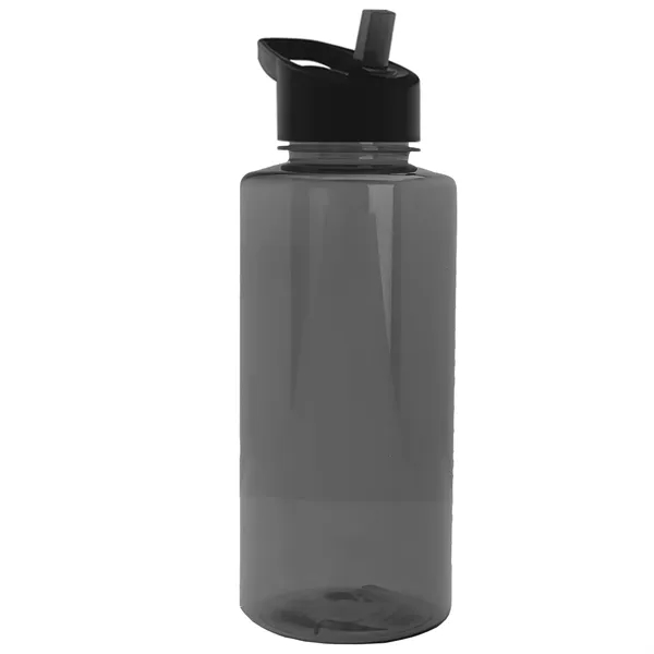 The Mountaineer 36 oz. Transparent Bottle with Flip Straw lid. ... from ASI 40480 Koozie Group