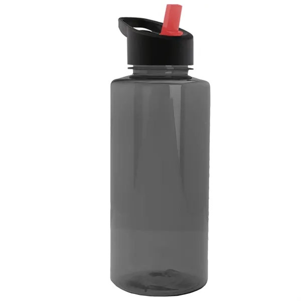 The Mountaineer 36 oz. Transparent Bottle with Flip Straw lid. ... from ASI 40480 Koozie Group