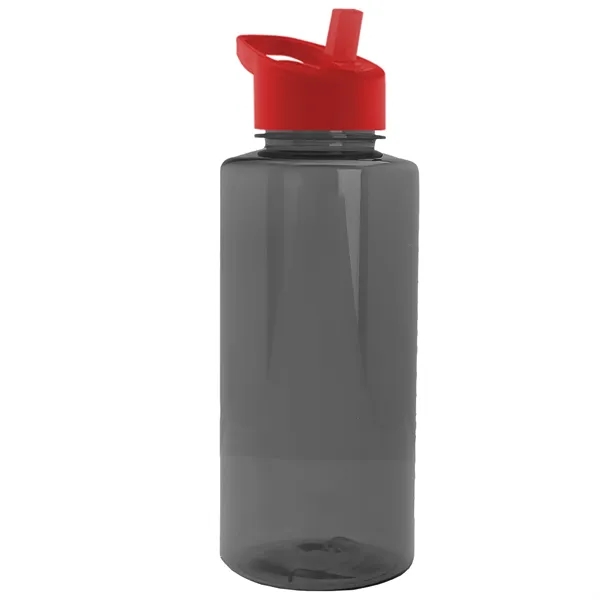 The Mountaineer 36 oz. Transparent Bottle with Flip Straw lid. ... from ASI 40480 Koozie Group