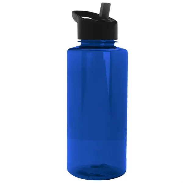 The Mountaineer 36 oz. Transparent Bottle with Flip Straw lid. ... from ASI 40480 Koozie Group