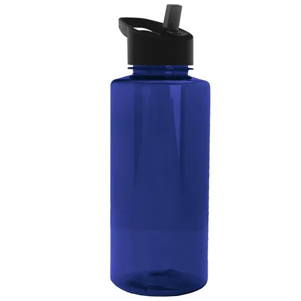 The Mountaineer 36 oz. Transparent Bottle with Flip Straw lid. ... from ASI 40480 Koozie Group