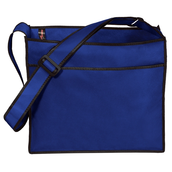 Non-Woven Polypropylene Tote with adjustable shoulder strap and multiple pockets.... from ASI 37940 Bag Makers Inc