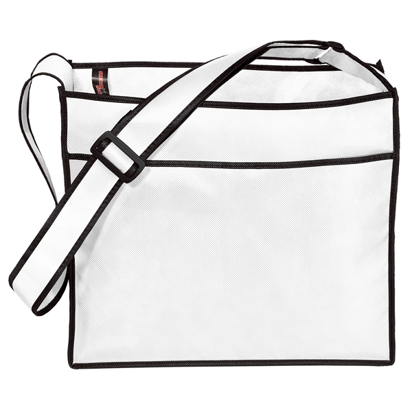 Non-Woven Polypropylene Tote with adjustable shoulder strap and multiple pockets.... from ASI 37940 Bag Makers Inc