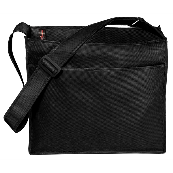 Non-Woven Polypropylene Tote with adjustable shoulder strap and multiple pockets.... from ASI 37940 Bag Makers Inc