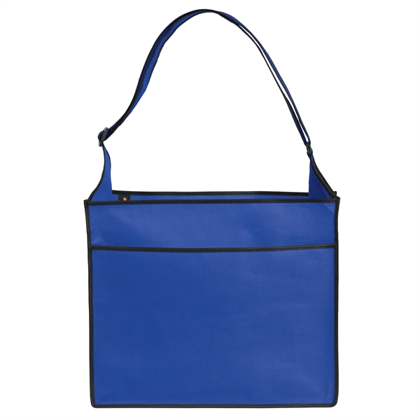 Non-Woven Polypropylene Tote with adjustable shoulder strap and multiple pockets.... from ASI 37940 Bag Makers Inc