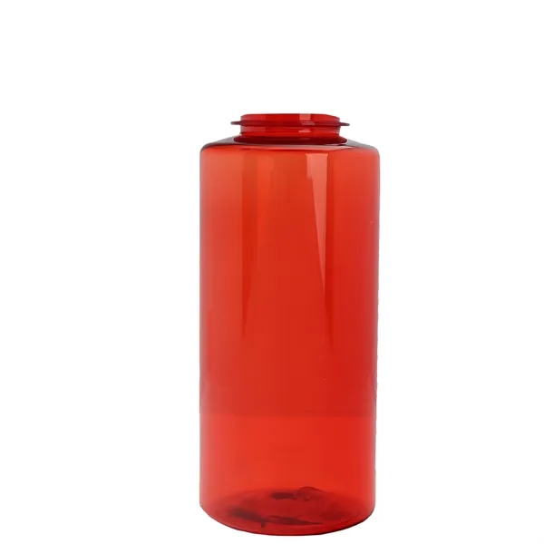 The Mountaineer 36 oz. Transparent Bottle with Flip Straw lid. ... from ASI 40480 Koozie Group