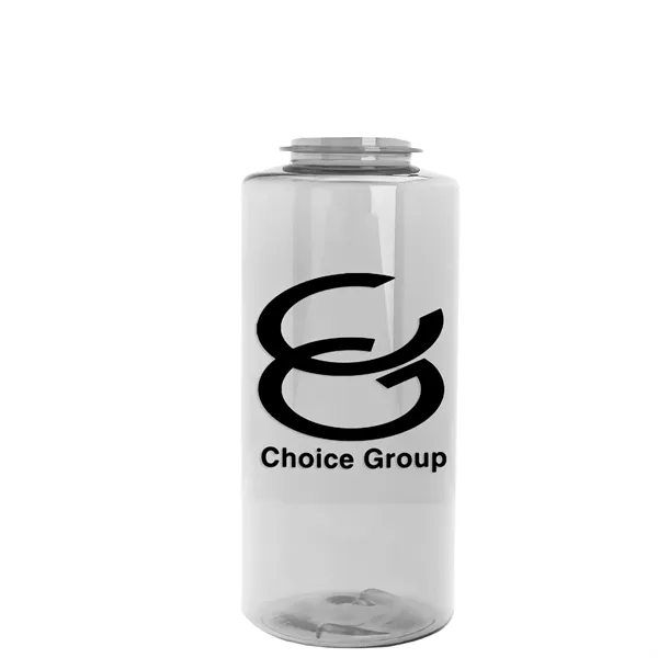 The Mountaineer 36 oz. Transparent Bottle with Flip Straw lid. ... from ASI 40480 Koozie Group