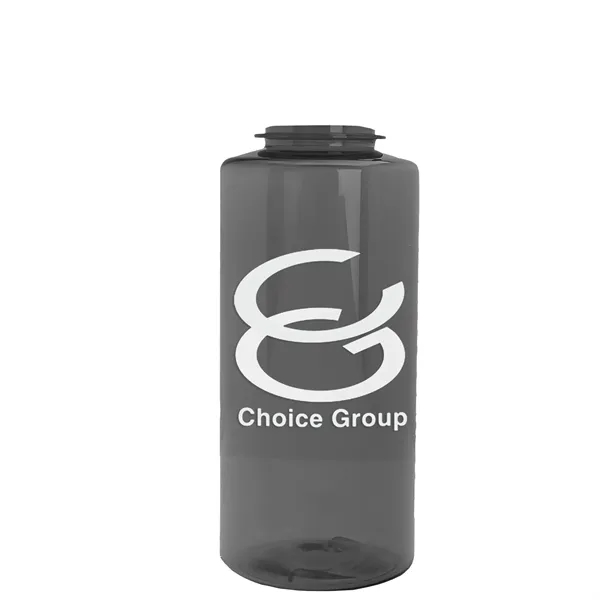 The Mountaineer 36 oz. Transparent Bottle with Flip Straw lid. ... from ASI 40480 Koozie Group