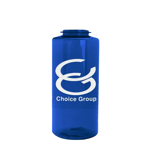 The Mountaineer 36 oz. Transparent Bottle with Flip Straw lid. ... from ASI 40480 Koozie Group