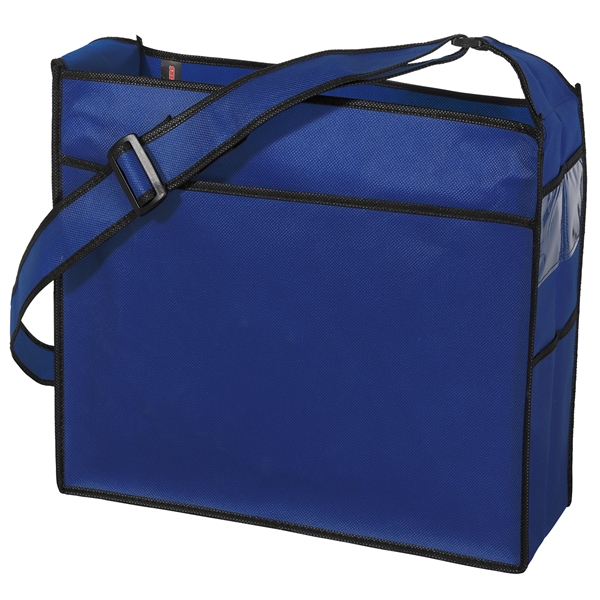 Non-Woven Polypropylene Tote with adjustable shoulder strap and multiple pockets.... from ASI 37940 Bag Makers Inc