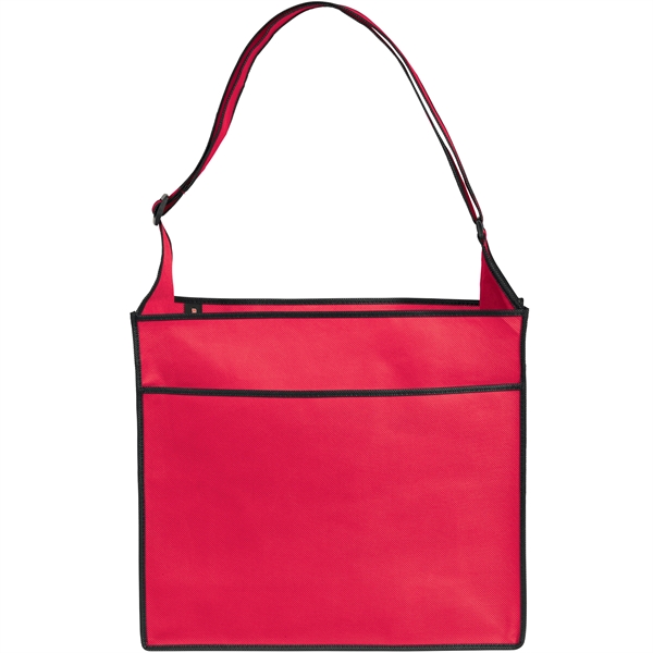 Non-Woven Polypropylene Tote with adjustable shoulder strap and multiple pockets.... from ASI 37940 Bag Makers Inc