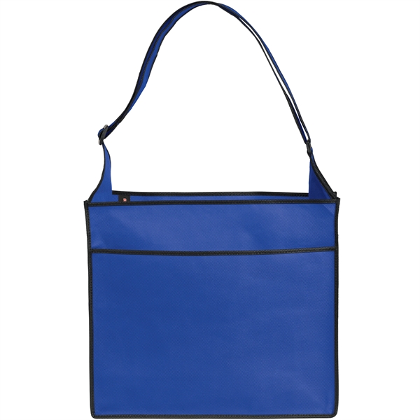 Non-Woven Polypropylene Tote with adjustable shoulder strap and multiple pockets.... from ASI 37940 Bag Makers Inc