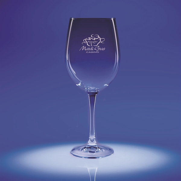 19 ounce Lyrica wine glasses. Made in the USA from machine-blown... from ASI 62985 J. Charles