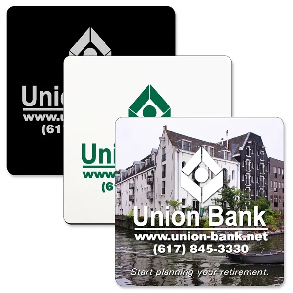 The Square Jar Opener offers billboard-sized screened imprints.... from ASI 38980 Bay State Specialty Co