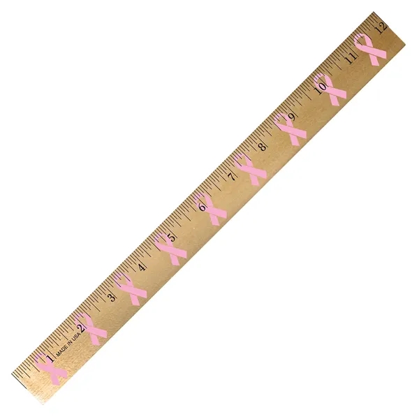 Ribbon Background Rulers - Clear Lacquer Finish... from ASI 30270 Aakron Line