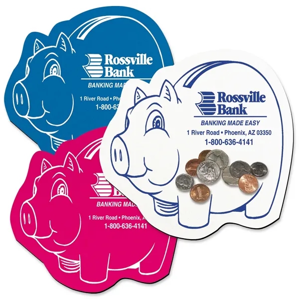 Promote your money saving offer with the piggy jar opener.... from ASI 38980 Bay State Specialty Co