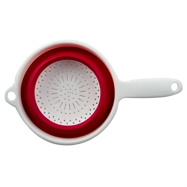 Silicone strainer is collapsible with a 38 oz. capacity.... from ASI 38980 Bay State Specialty Co