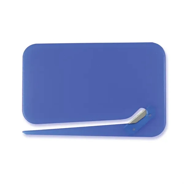 This letter opener is big enough to duplicate your business card.... from ASI 38980 Bay State Specialty Co