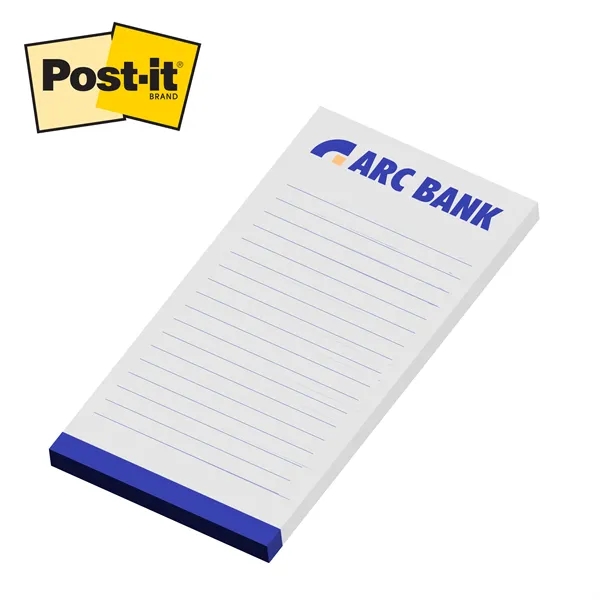 4x8 custom printed notepad with 25 or 50 white sheets and... from ASI 91240 3M/Promotional Markets Dept / The 3M Line