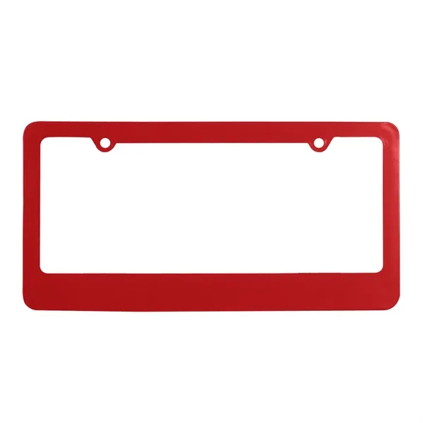 Automobile license plate frame has retaining clips to hold the plate... from ASI 40480 Koozie Group