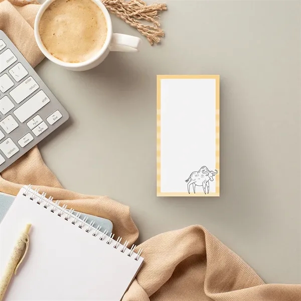 4x8 custom printed notepad with 25 or 50 white sheets and... from ASI 91240 3M/Promotional Markets Dept / The 3M Line