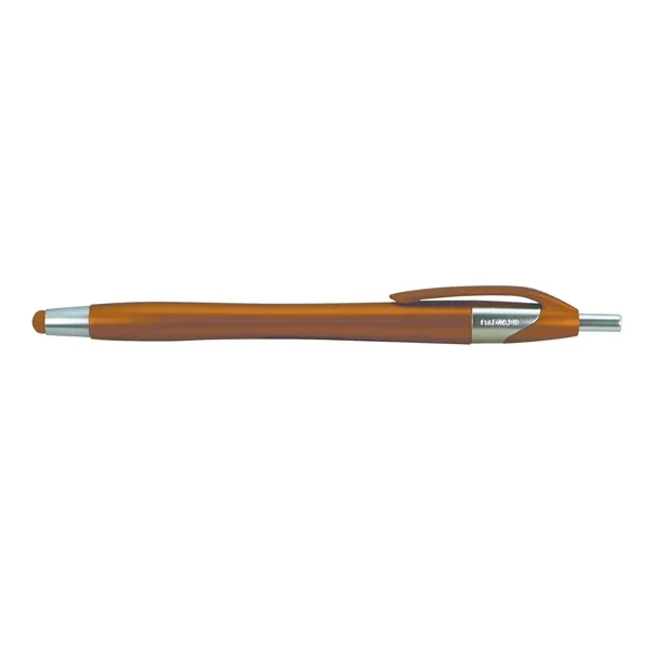 Mayflower bloom pen with stylus.... from ASI 38980 Bay State Specialty Co
