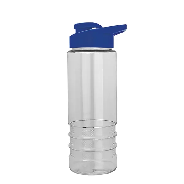 Salute-2 is 24 oz Transparent Bottle with snap lid. Grooved grip... from ASI 40480 Koozie Group