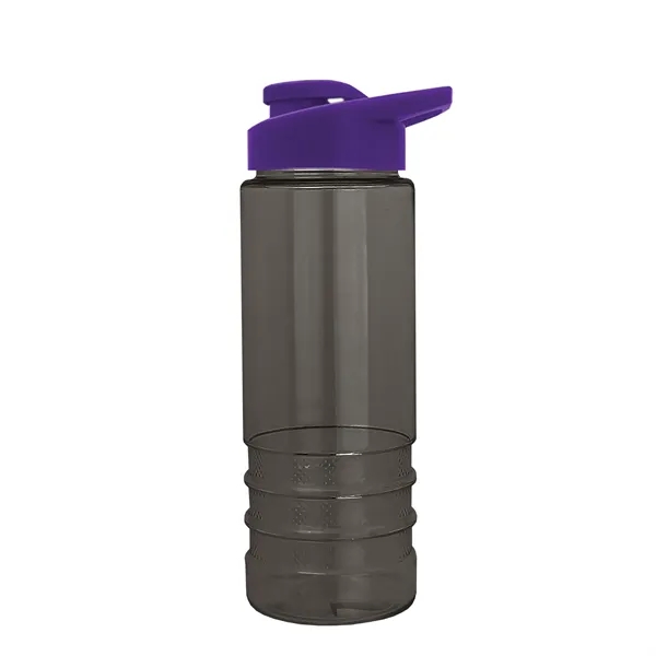 Salute-2 is 24 oz Transparent Bottle with snap lid. Grooved grip... from ASI 40480 Koozie Group