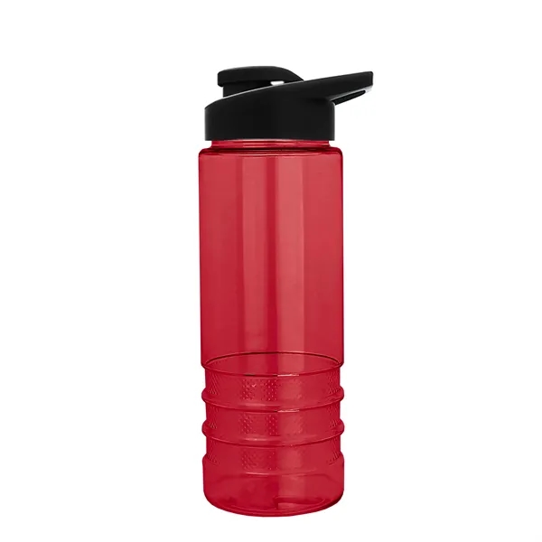 Salute-2 is 24 oz Transparent Bottle with snap lid. Grooved grip... from ASI 40480 Koozie Group