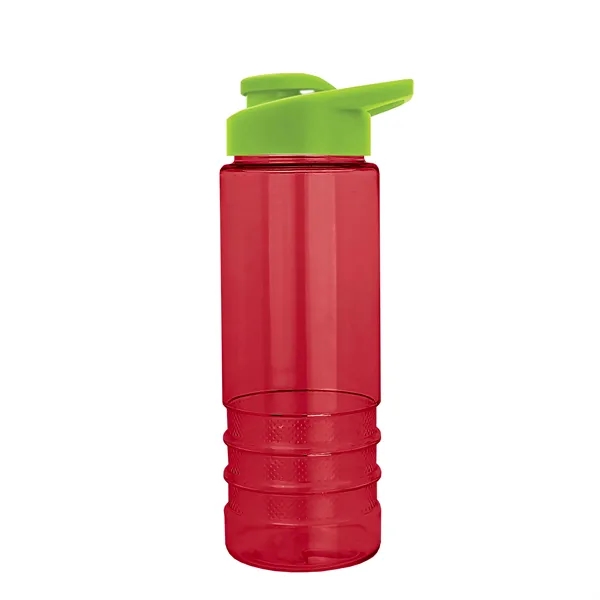 Salute-2 is 24 oz Transparent Bottle with snap lid. Grooved grip... from ASI 40480 Koozie Group