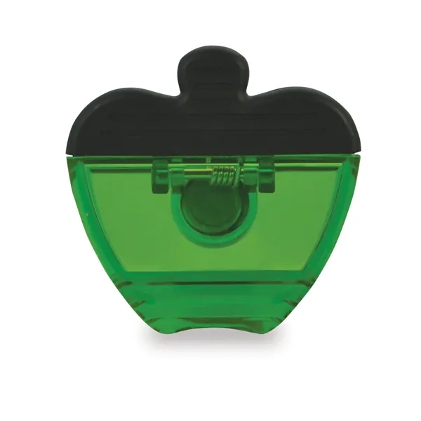Take a bite of this advertising with the apple-shaped magnetic clip.... from ASI 38980 Bay State Specialty Co