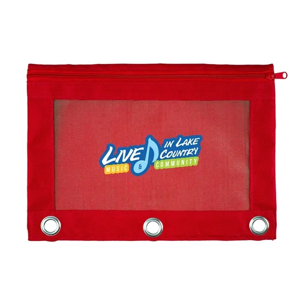 Recycled Mesh Binder Pouch... from ASI 30208 A P Specialties / AP Specialties