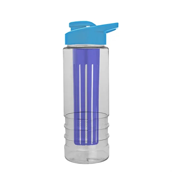 Salute Infuser - 24 oz. Bottle with Drink-Thru Lid... from ASI 40480 Koozie Group