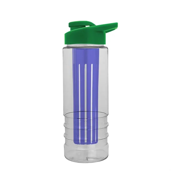 Salute Infuser - 24 oz. Bottle with Drink-Thru Lid... from ASI 40480 Koozie Group