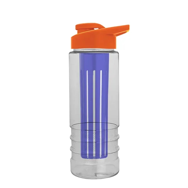 Salute Infuser - 24 oz. Bottle with Drink-Thru Lid... from ASI 40480 Koozie Group