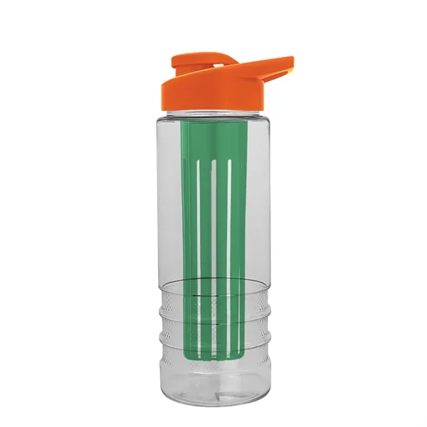 Salute Infuser - 24 oz. Bottle with Drink-Thru Lid... from ASI 40480 Koozie Group