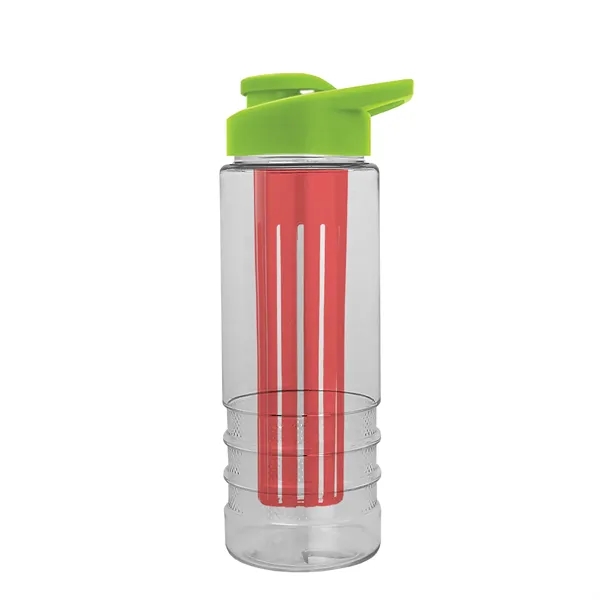 Salute Infuser - 24 oz. Bottle with Drink-Thru Lid... from ASI 40480 Koozie Group