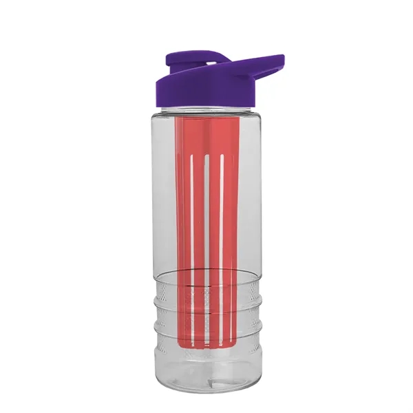Salute Infuser - 24 oz. Bottle with Drink-Thru Lid... from ASI 40480 Koozie Group