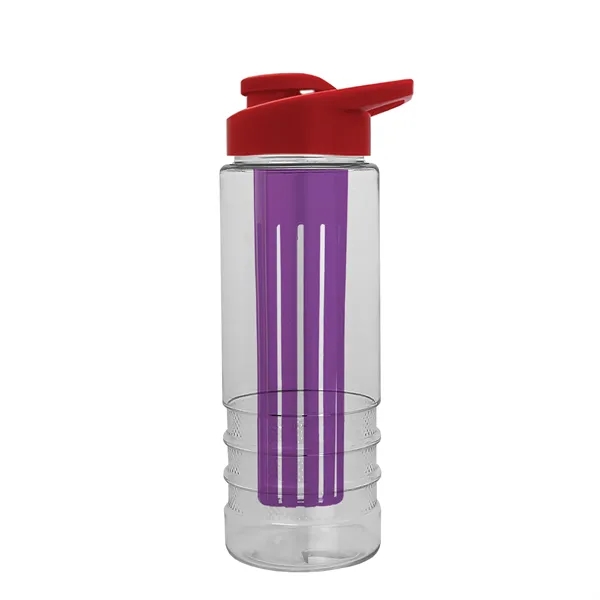 Salute Infuser - 24 oz. Bottle with Drink-Thru Lid... from ASI 40480 Koozie Group
