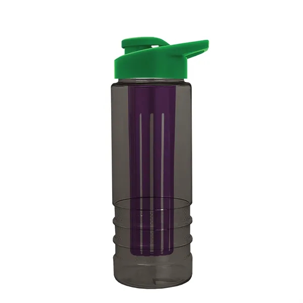 Salute Infuser - 24 oz. Bottle with Drink-Thru Lid... from ASI 40480 Koozie Group