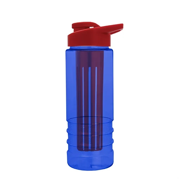 Salute Infuser - 24 oz. Bottle with Drink-Thru Lid... from ASI 40480 Koozie Group