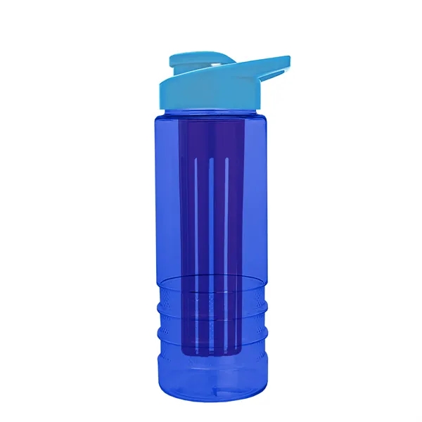Salute Infuser - 24 oz. Bottle with Drink-Thru Lid... from ASI 40480 Koozie Group
