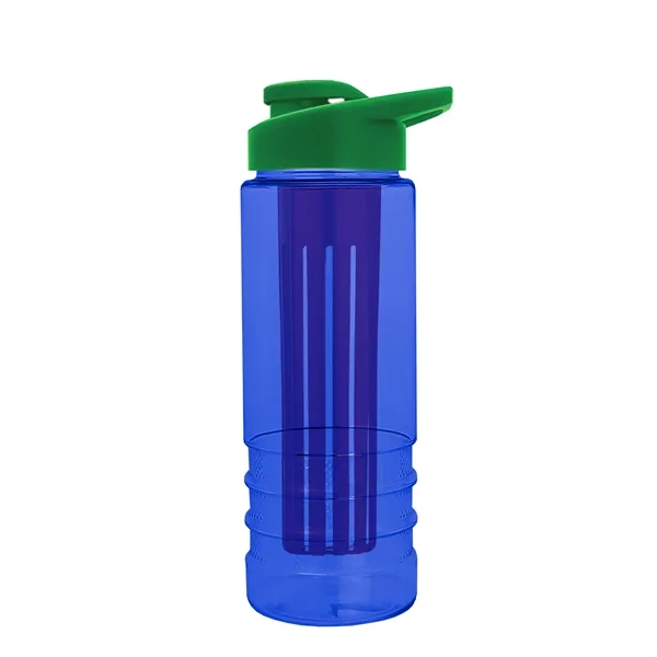 Salute Infuser - 24 oz. Bottle with Drink-Thru Lid... from ASI 40480 Koozie Group