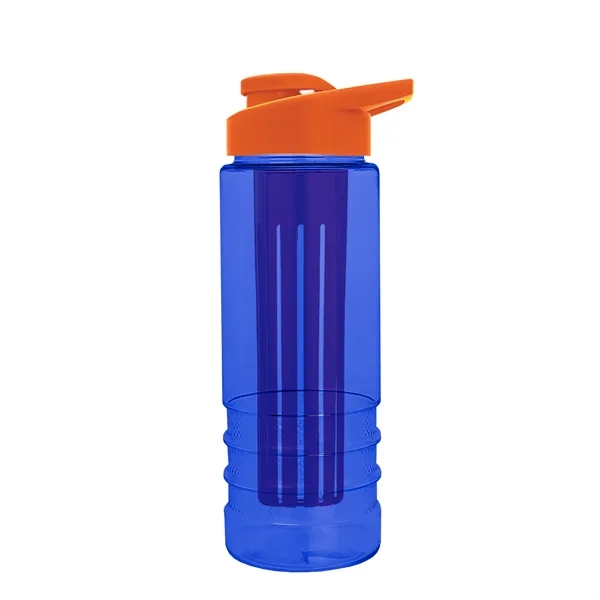 Salute Infuser - 24 oz. Bottle with Drink-Thru Lid... from ASI 40480 Koozie Group