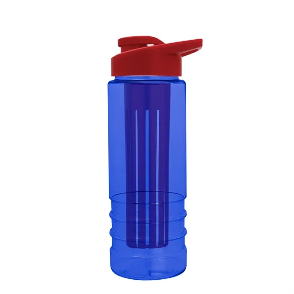 Salute Infuser - 24 oz. Bottle with Drink-Thru Lid... from ASI 40480 Koozie Group