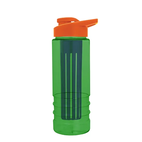 Salute Infuser - 24 oz. Bottle with Drink-Thru Lid... from ASI 40480 Koozie Group