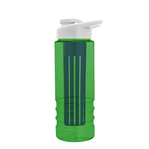 Salute Infuser - 24 oz. Bottle with Drink-Thru Lid... from ASI 40480 Koozie Group