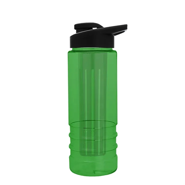 Salute Infuser - 24 oz. Bottle with Drink-Thru Lid... from ASI 40480 Koozie Group