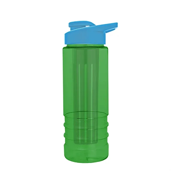 Salute Infuser - 24 oz. Bottle with Drink-Thru Lid... from ASI 40480 Koozie Group