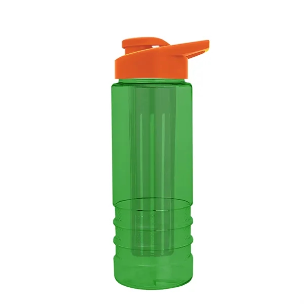 Salute Infuser - 24 oz. Bottle with Drink-Thru Lid... from ASI 40480 Koozie Group